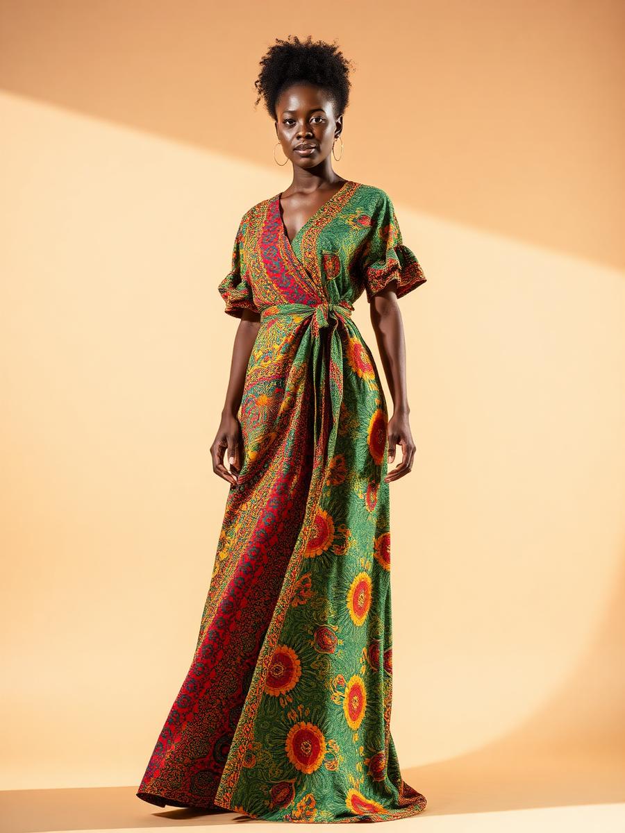 Zion Ankara Wrap Maxi